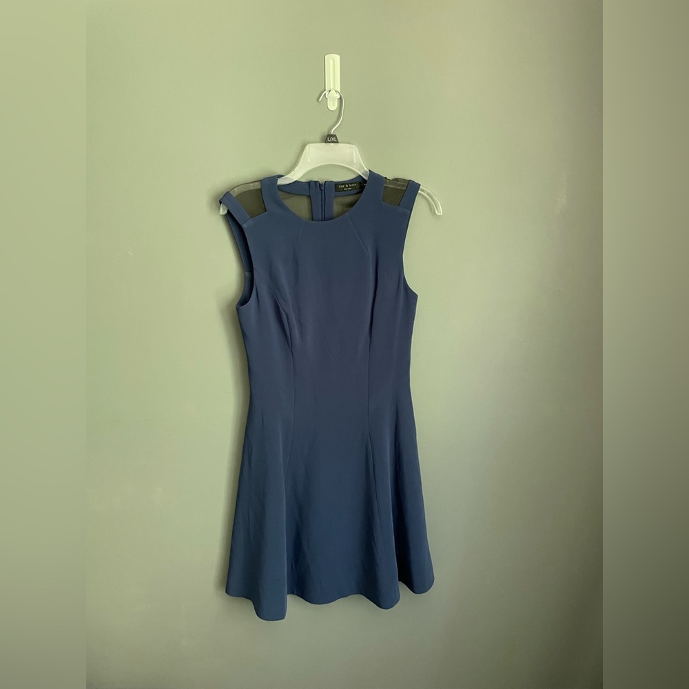 Rag & Bone Sheer Mesh Panel Dress Women’s Size 2